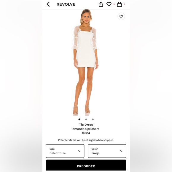 Amanda Uprichard white dress XS - Picture 2 of 5